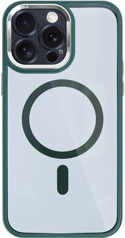 Rixus Classic 04 Case With MagSafe For iPhone 12 Pro Max Dark Green