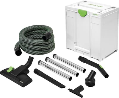 Reinigingsset Handelaren - Stofzuiger Accessoires - Flexibel Schoonmaken - Aansluitbaar Vloermondstuk - D 36 mm - Wit Zwart Zilver