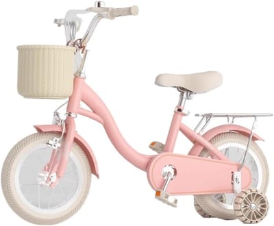 Kinderfiets - Meisjesfiets loopfiets - Buiten spelen - Met bel en pomp - 16 inch - Roze