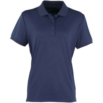 Premier Dames/Dames Coolchecker Piqué Poloshirt (Marine)