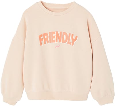 Vertbaudet Sweater voor meisjes met positieve boodschap
