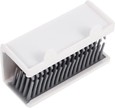 Wand Haar Vanger - Douche Afvoer Beschermer - Voorkomt Verstoppingen - Met Deksel Ontwerp - 7.6 x 4.8 cm - Wit