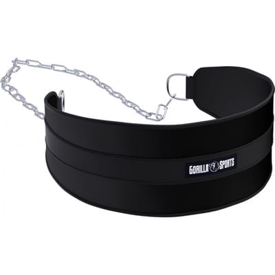 Gorilla Sports Dip Gordel - Dip Belt - Belastbaar tot 100 kg