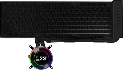 Waterkoelingsset Computer - PC Koeler - Optimale Koeling - Rond IPS LCD - 40cm Radiator - Zwart