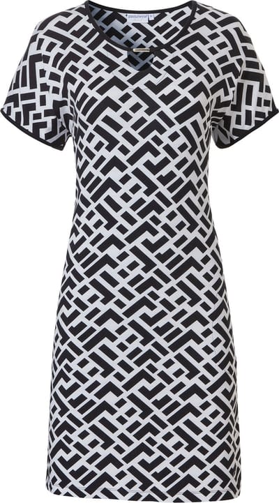 PastunetteBeach Dames Jurk zwart wit - Maat 36