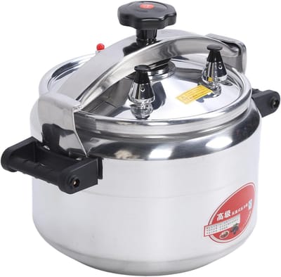 Grote Snelkookpan - Aluminium Pan - Gezinsmaaltijden Bereiden - Dubbel Veiligheidsslot - 15 Liter