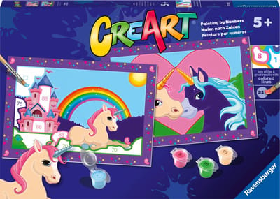 Ravensburger CreArt Magical Unicorns - Schilderen op nummer voor kinderen