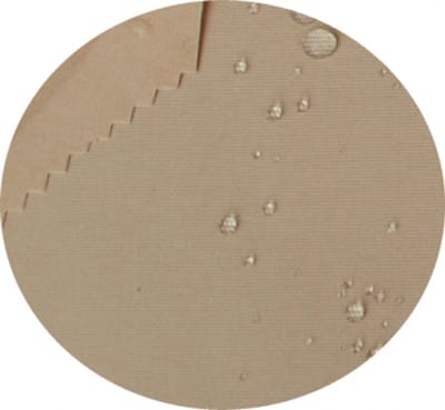 Waterdichte stof -156 cm breed zand beige