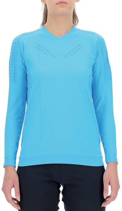 Uyn Run Fit T-shirt Met Lange Mouwen Blauw M Vrouw