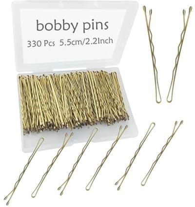 150 STKS 2.2 Inch Gouden Bobby Pins, Super Grip Haarclips met Draagdoos voor Alle Haartypes