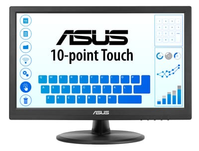 Asus Touch VT169HE Touchscreen monitor Energielabel C (A - G) 39.6 cm (15.6 inch) 1920 x 1080 Pixel 16:9 5 ms HDMI, VGA IPS LED