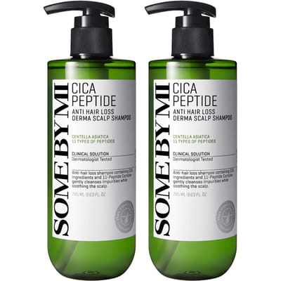 SOME BY MI Cica Peptide Anti Haaruitval Derma Hoofdhuid Shampoo 285ml – Kalmerende Hoofdhuidverzorging, Versterking van Haarwortels & Volume, K-Beauty Haarverzorging
