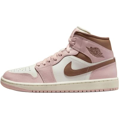 Air Jordan 1 Mid Neapolitan Dames Sneakers Roze Roze-Oxford Sail BQ6472-620 38