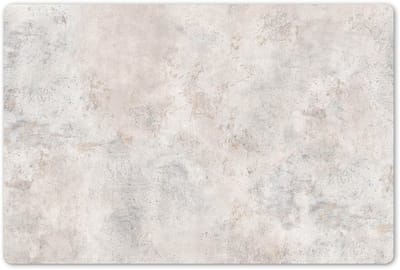 Placemats 45x30 cm - Placemat kunststof - 1 stuk - Beton - Grijs - Wit - Borden onderleggers - Decoratie voor op tafel - Keuken tafeldecoratie accessoires - Vinyl onderlegger - Tafelversiering