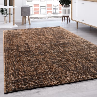 Paco Home Vloerkleed Woonkamer Platweefsel Modern Eenkleurig Pastel Franjes 60x100 cm