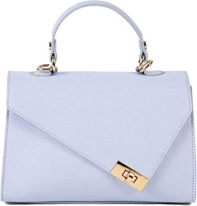 Giuliano Lederen Handtas Guusje - Made in Italy - Blauw