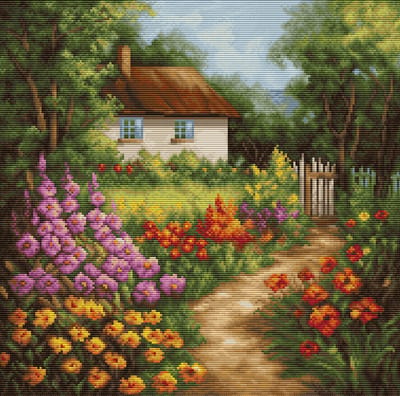 Luca-S The Country House borduren (pakket) BU5029