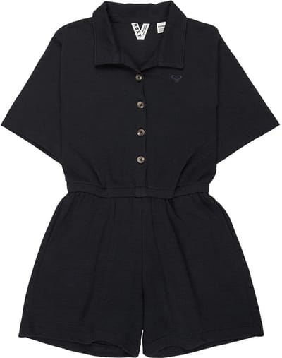 Roxy Tomorrow Dreams Korte Mouw Jurk Zwart 10 Years Meisje