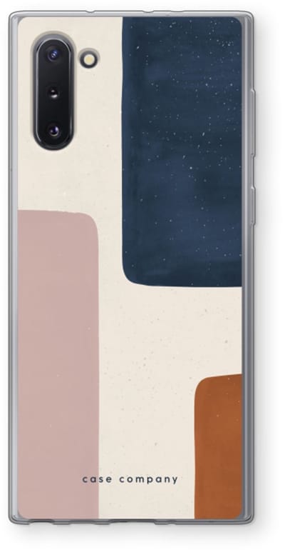Hoesje geschikt voor Samsung Galaxy Note 10 hoesje - Geo #5 - Soft Cover Telefoonhoesje - Bescherming aan alle Kanten en Schermrand