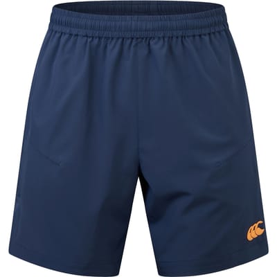 Canterbury Heren Geweven Shorts (Marine/Oranje)