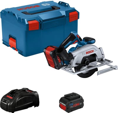 Bosch Professional GKS 18V-57-2 Accu cirkelzaag 165mm 18V 5.5Ah in L-Boxx - 06016C1202
