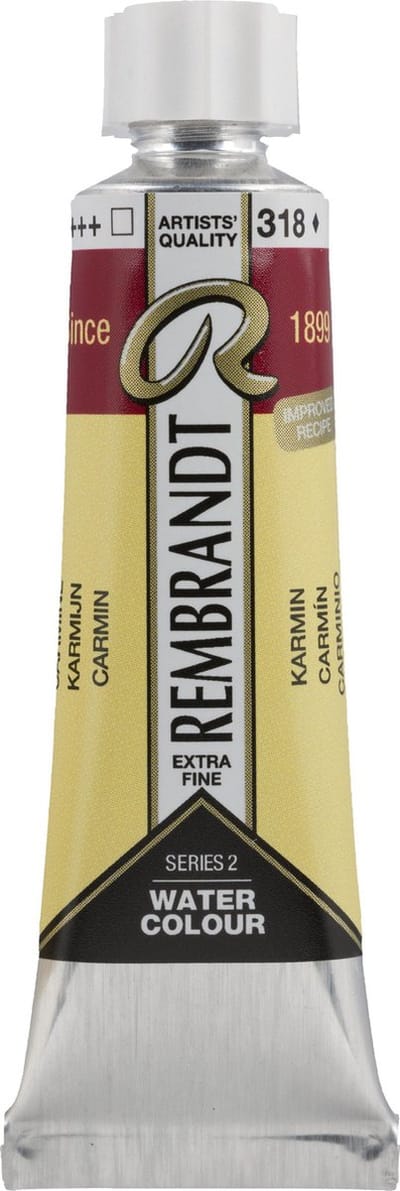 Rembrandt Aquarelverf Tube 10 ml Karmijn 318