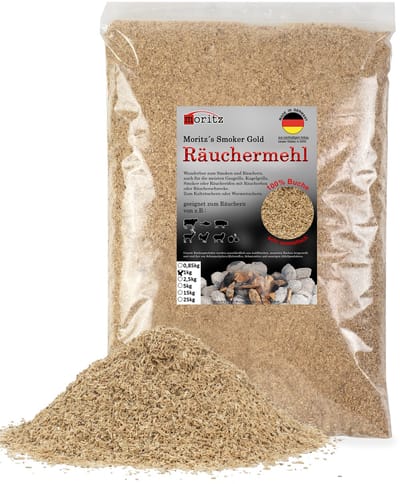 Fijn beukenhout 0,5–1 mm 1 kg voor rookoven en rookoven