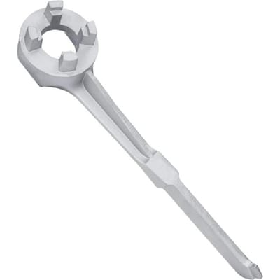 Aluminium Stop Sleutel voor 10 15 20 30 50 55 Gallon Vat Heavy Duty Vatopener Gereedschap gray