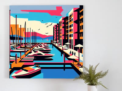 Kunstprint | Wanddecoratie | Canvas | 100 × 100 cm