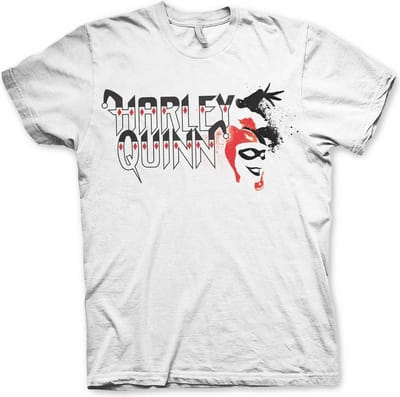 DC Comics Batman Heren Tshirt -2XL- Harley Quinn Wit