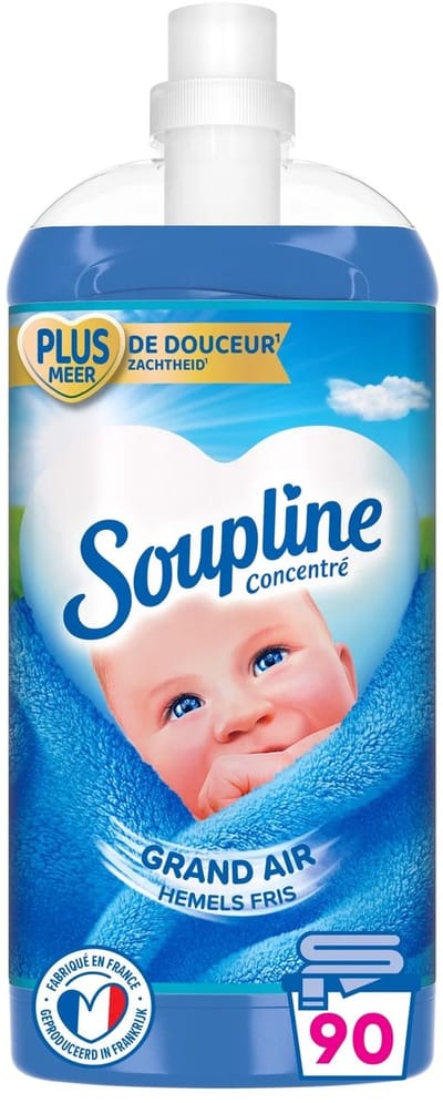 2xSOUPLINE Geconcentreerde wasverzachter voor buiten de 1900 ml fles