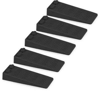 Dailygoods- Deurstopper Hoogwaardig Rubber - Antislip - Verstelbaar - Krasbestendig - Vloer/Wandbescherming - Duurzaam en Geurvrij - Deurstoppers