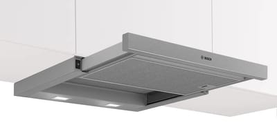 Bosch DFM064W55 - Serie 2 - Afzuigkap - Vlakscherm - 60 cm - 68 dB - Metallic silver - Led verlichting