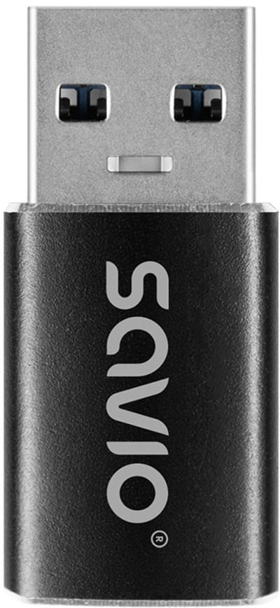 Savio Usb-C-Adapter Voor Laptop En Telefoon Usb-A 3.1 Mini Ak81 Gegevensoverdracht