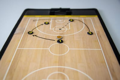 Magnetisch tactisch rek 35 x 20 cm - Basketbal