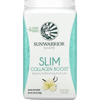 Sunwarrior, Shape, Slim Collageen Boost, Vanille, 0,75 kg (750 g)