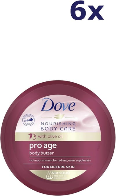 6x Dove - Bodycrème Pro Age 250ml