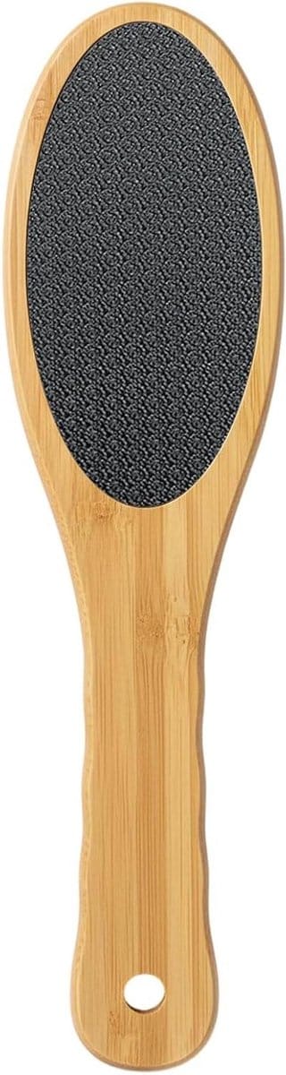 Eeltverwijderaar bamboe - Voetvijl - Voetverzorging thuis - Nano-glas technologie - 22.8 x 6.8 cm - Natuurlijk
