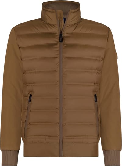 State Of Art Jas Puffed Bruin - Maat 3XL - Heren - Tussenjas