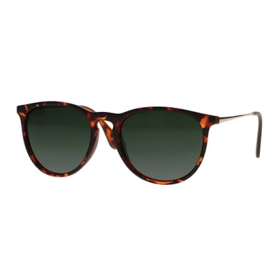 Spectrum Zonnebril Tortoise Goud Groen Glas Unisex