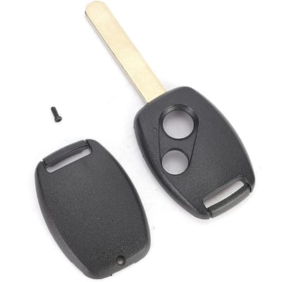 Coque de clé de voiture à 2 trous, accessoire de remplacement pour Honda Accord gray
