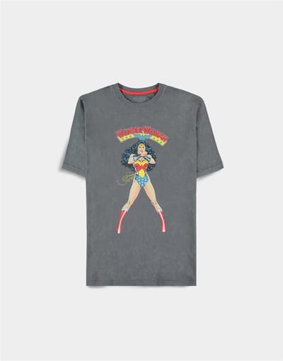 DC Comics Wonder Woman Dames T-shirt - L - Grijs