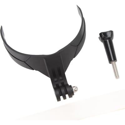 Support de mentonnière pour casque de moto pour caméra d'action Support de mentonnière sécurisé pour casque de moto pour mobile black