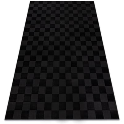 Kleden Rugsx Tapijt AURA EB112 zwart / antraciet - 80x150 cm