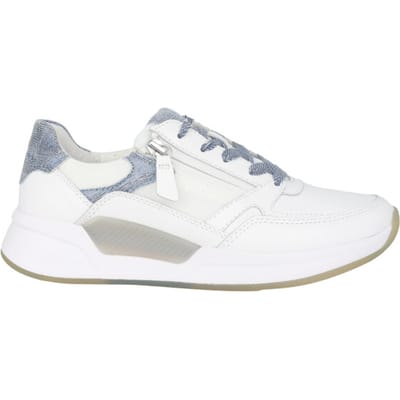 Gabor rollingsoft sensitive 66.958.51 - dames rollende wandelsneaker - Wit - maat 37.5 (EU) 4.5 (UK)