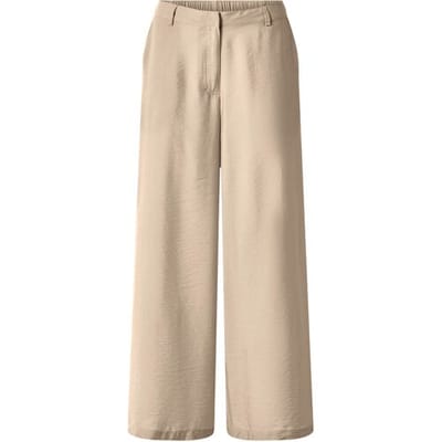 ESMARA Dames wide leg broek (Bruin, XS (32/34))