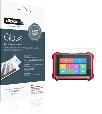 dipos – 2x Matte Pantserfolie geschikt voor KINGBOLEN K8 Elite | 9H Screenprotector