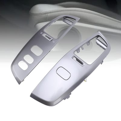 1 Paar Dashboard Luchtrooster Sierpaneel Linkshandig Stijlvolle Look Beschermende Middenconsole Luchtuitlaat gray