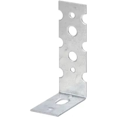 Alberts Muuranker Haaks Afgeronde Hoeken Verzinkt 40x68x22x1mm 1 Stuk