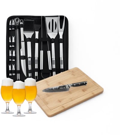 Blackwell BBQ Box XXL - 4 Stuks - BBQ Accessoires Cadeau Voor Grillliefhebber